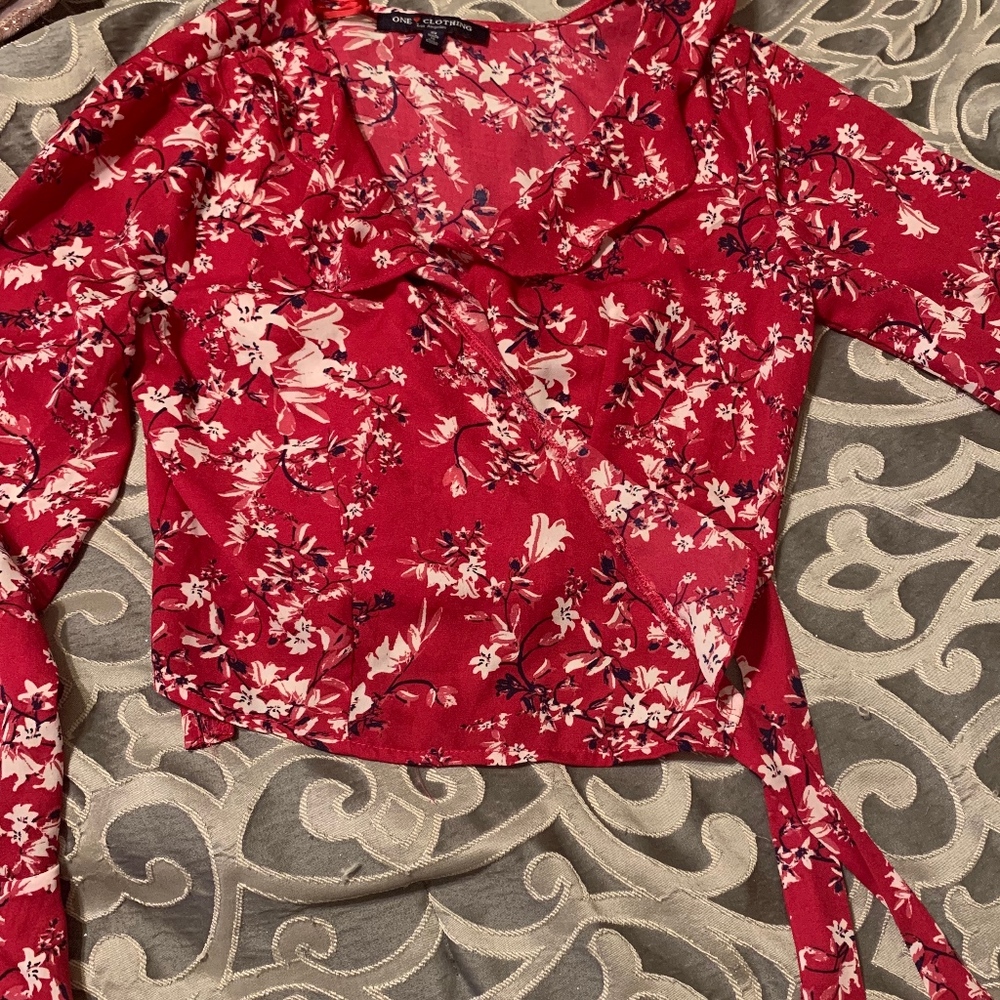 Pink Floral Top
